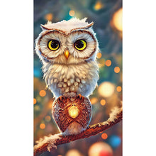 Load image into Gallery viewer, Diamond Painting - Full Round - big eyed owl (40*70CM)