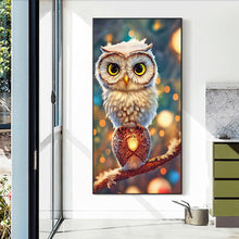 Load image into Gallery viewer, Diamond Painting - Full Round - big eyed owl (40*70CM)