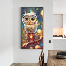 Load image into Gallery viewer, Diamond Painting - Full Round - big eyed owl (40*70CM)