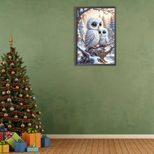 Load image into Gallery viewer, Diamond Painting - Full Round - Owl and baby owl (40*60CM)