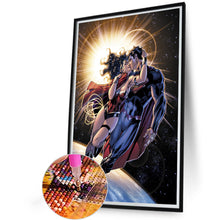 Load image into Gallery viewer, AB Diamond Painting - Full Round - wonder woman and superman (40*60CM)