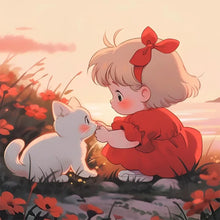 Load image into Gallery viewer, Diamond Painting - Full Round - girl (40*40CM)