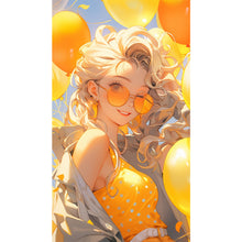 Load image into Gallery viewer, AB Diamond Painting - Full Round - Bright girl (40*70CM)