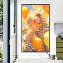 Load image into Gallery viewer, AB Diamond Painting - Full Round - Bright girl (40*70CM)