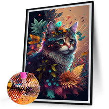 Load image into Gallery viewer, Diamond Painting - Full Round - cat (30*40CM)