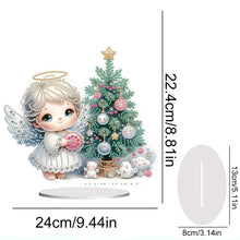 Load image into Gallery viewer, Acrylic Little Angel Special Shape+Round Diamonds Painting Desktop Decor (#1)