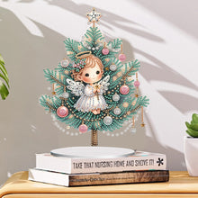 Load image into Gallery viewer, Acrylic Little Angel Special Shape+Round Diamonds Painting Desktop Decor (#4)