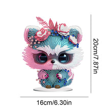 Load image into Gallery viewer, Acrylic Lion Raccoon Diamonds Painting Desktop Decorations for Office Decor