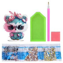 Load image into Gallery viewer, Acrylic Lion Raccoon Diamonds Painting Desktop Decorations for Office Decor