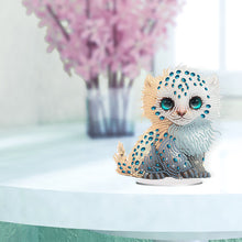 Load image into Gallery viewer, Acrylic Lion Raccoon Diamonds Painting Desktop Decorations for Office Decor