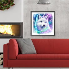 Load image into Gallery viewer, Diamond Painting - Full Round - shiny animal wolf (30*30CM)