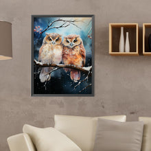 Load image into Gallery viewer, Diamond Painting - Full Round - forest owl (30*40CM)