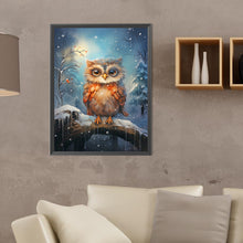 Load image into Gallery viewer, Diamond Painting - Full Round - forest owl (30*40CM)