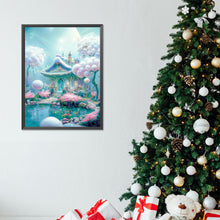 Load image into Gallery viewer, Diamond Painting - Full Round - white dream house (30*40CM)