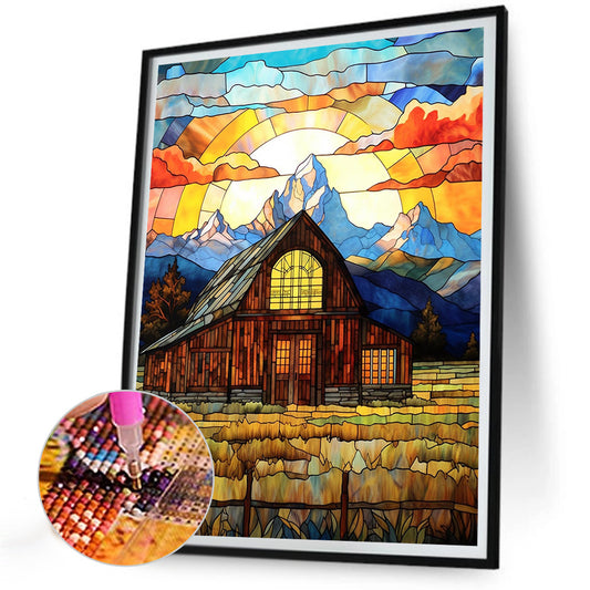 Diamond Painting - Full Round - field house (30*40CM)