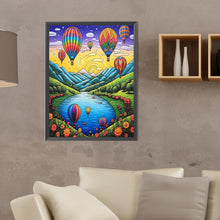 Load image into Gallery viewer, Diamond Painting - Full Round - hot air balloon (30*40CM)