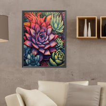 Load image into Gallery viewer, Diamond Painting - Full Round - cactus flower (30*40CM)