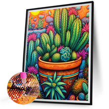 Load image into Gallery viewer, Diamond Painting - Full Round - cactus flower (30*40CM)