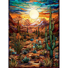 Load image into Gallery viewer, Diamond Painting - Full Round - desert cactus (30*40CM)