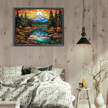 Load image into Gallery viewer, Diamond Painting - Full Round - Mountains and flowing water (40*30CM)