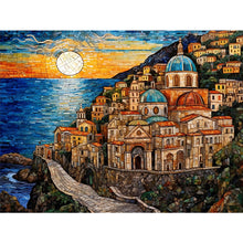 Load image into Gallery viewer, Diamond Painting - Full Round - coastal town (40*30CM)