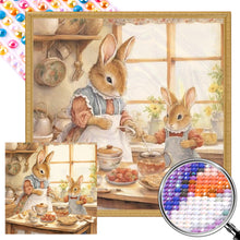Load image into Gallery viewer, AB Diamond Painting - Full Round - Bunny¡¯s warm family time (30*30CM)