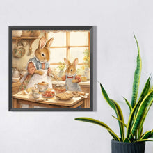 Load image into Gallery viewer, AB Diamond Painting - Full Round - Bunny¡¯s warm family time (30*30CM)