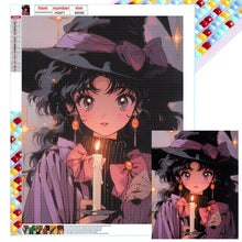 Load image into Gallery viewer, Diamond Painting - Full Square - cartoon little witch (40*50CM)