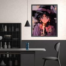 Load image into Gallery viewer, Diamond Painting - Full Square - cartoon little witch (40*50CM)