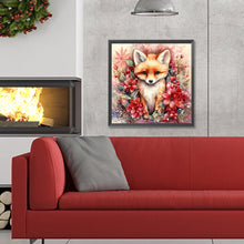 Load image into Gallery viewer, Diamond Painting - Full Round - Christmas winter fox (30*30CM)