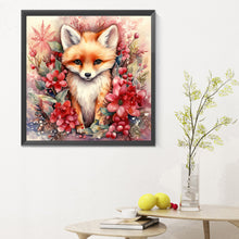 Load image into Gallery viewer, Diamond Painting - Full Round - Christmas winter fox (30*30CM)