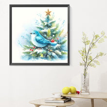 Load image into Gallery viewer, Diamond Painting - Full Round - Christmas winter bird (30*30CM)