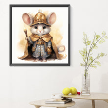 Load image into Gallery viewer, Diamond Painting - Full Round - Christmas winter mouse (30*30CM)