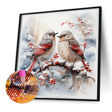 Load image into Gallery viewer, Diamond Painting - Full Round - Christmas winter birds (30*30CM)