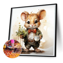 Load image into Gallery viewer, Diamond Painting - Full Round - Christmas winter rat (30*30CM)