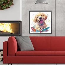 Load image into Gallery viewer, Diamond Painting - Full Round - Christmas winter animal dog (30*30CM)