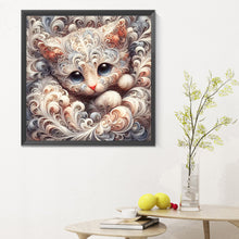 Load image into Gallery viewer, Diamond Painting - Full Round - cotton kitten (30*30CM)