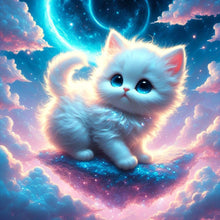 Load image into Gallery viewer, Diamond Painting - Full Round - Dengtian kitten (30*30CM)