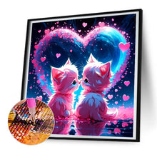 Load image into Gallery viewer, Diamond Painting - Full Round - loving kitten (30*30CM)