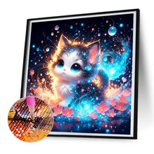 Load image into Gallery viewer, Diamond Painting - Full Round - Kitten treading water (30*30CM)