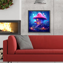 Load image into Gallery viewer, Diamond Painting - Full Round - Purple Mushroom Hut (30*30CM)