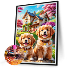 Load image into Gallery viewer, Diamond Painting - Full Round - puppy (30*40CM)
