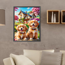 Load image into Gallery viewer, Diamond Painting - Full Round - puppy (30*40CM)