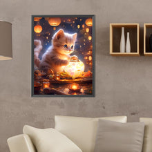 Load image into Gallery viewer, Diamond Painting - Full Round - cat (30*40CM)