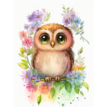 Load image into Gallery viewer, Diamond Painting - Full Round - owl (30*40CM)