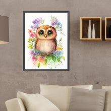 Load image into Gallery viewer, Diamond Painting - Full Round - owl (30*40CM)