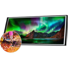Load image into Gallery viewer, AB Diamond Painting - Full Round - Aurora at night (80*40CM)