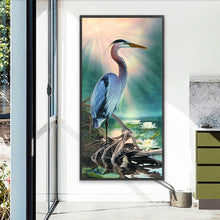 Load image into Gallery viewer, AB Diamond Painting - Full Square - Crane in the lake (40*85CM)