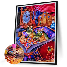 Load image into Gallery viewer, Diamond Painting - Full Round - bedtime story little dinosaurs (30*40CM)