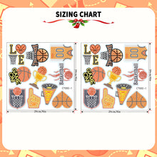 Load image into Gallery viewer, 2 PCS Basketball Round Diamond Painting Magnet Refrigerator for Fridge Car Decor